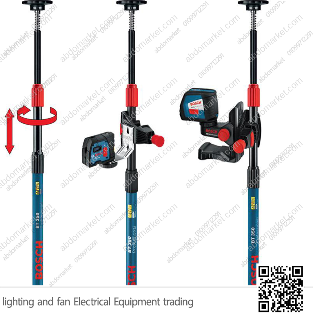 حامل ميزان ليزر تليسكوبي 3.5 متر بوش BOSCH BT350 حامل ميزان ليزر تليسكوبي 3.5 متر بوش BOSCH BT350