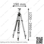 حامل ميزان ليزر ثلاثي القوائم 3 متر بوش BOSCH BT300 HD