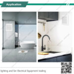 شفاط ازاز بشتر داخلي 4 بوصة أبيض