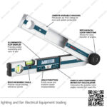 ميزان قياس زوايا رقمي بوش BOSCH GAM 220 MF4