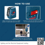 ميزان ليزر 3 خط 15 متر بوش BOSCH GLL 3X