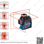 ميزان ليزر 3 خط 360 درجة 30 متر بوش BOSCH GLL 3-80