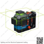 ميزان ليزر 3 خط 360 درجة 35 متر بوش BOSCH GLL 18v-120-33 CG
