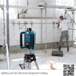 ميزان ليزر دوار 300 متر أفقي ورأسي بوش BOSCH GRL 300 HV