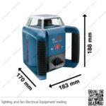 ميزان ليزر دوار 400 متر أفقي ورأسي بوش BOSCH GRL 400 H