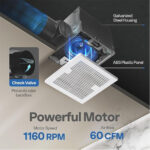 شفاط سقف جبسبورد 20سم سايلنت Yelowberg