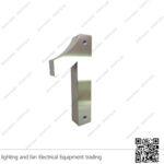 أرقام فيلات 15 سم ستانلس ستيل فضي (رقم 1)