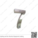 أرقام فيلات 15 سم ستانلس ستيل فضي (رقم 7)