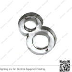 أرقام فيلات 15 سم ستانلس ستيل فضي (رقم 8)