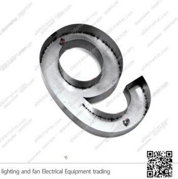 أرقام فيلات 15 سم ستانلس ستيل فضي (رقم 9)