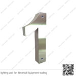 أرقام فيلات 23 سم ستانلس ستيل فضي (رقم 1)