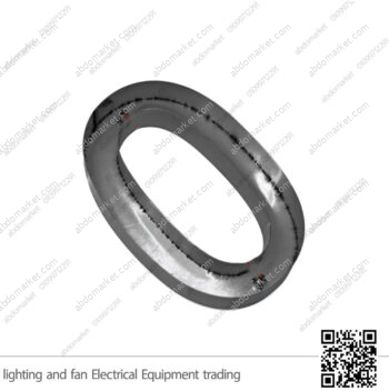 أرقام فيلات 23 سم معدن أسود (رقم 0)