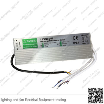 باور سبلاي 12 فولت 350 واط وتربروف IP67