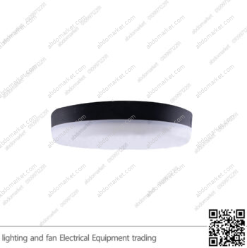 بلوفنيرة أسود لطش مدور 36 وات إضاءة وورم