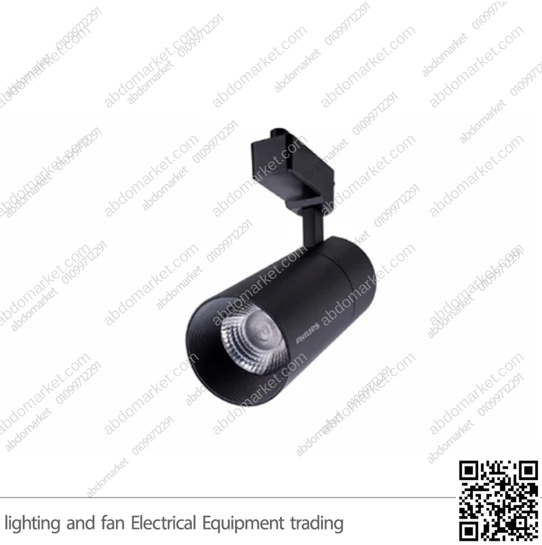 سبوت تراك لايت فيلبس 10 واط اسود وورم سبوت تراك لايت فيلبس 10 واط اسود وورم