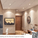 سبوت لايت فيلبس مدور متحرك 5.8 وات أبيض