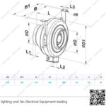 شفاط سقف مركزي معدن 12 بوصة اوكراني VENTS