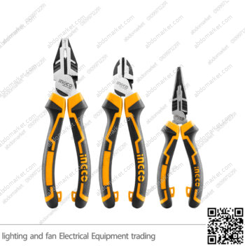 طقم بنسه 3 قطع انكو ( بنسه بوز طويل + بنسه عادية + بنسه قصافة ) INGCO