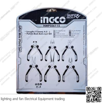 طقم بنسه 6 قطع 4.5 بوصة انكو INGCO