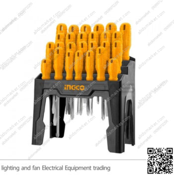 طقم مفكات انكو 26 قطعة يد بلاستك INGCO