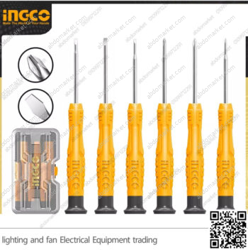 طقم مفكات دقيقة 6 قطع انكو INGCO