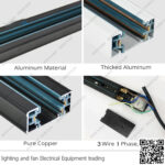 عود تراك لايت اسود 2 متر لطش فيلبس