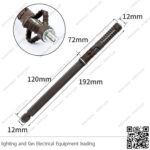 مسمار رف طاير بلاستك 12*120 ملم