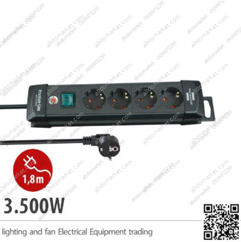 مشترك كهرباء 4 عين بلاستك بريميوم لاين ألماني