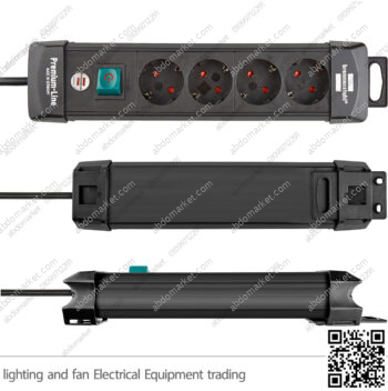 مشترك كهرباء 4 عين بلاستك بريميوم لاين ألماني