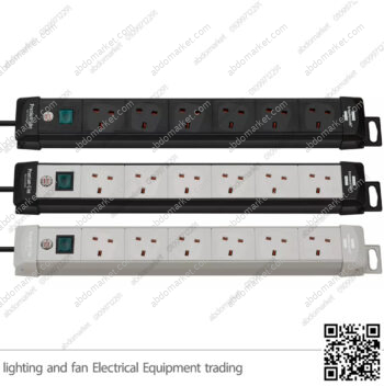 مشترك كهرباء 6 عين MK بلاستك بريميوم لاين ألماني
