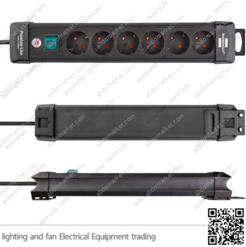 مشترك كهرباء 6 عين بلاستك بريميوم لاين ألماني