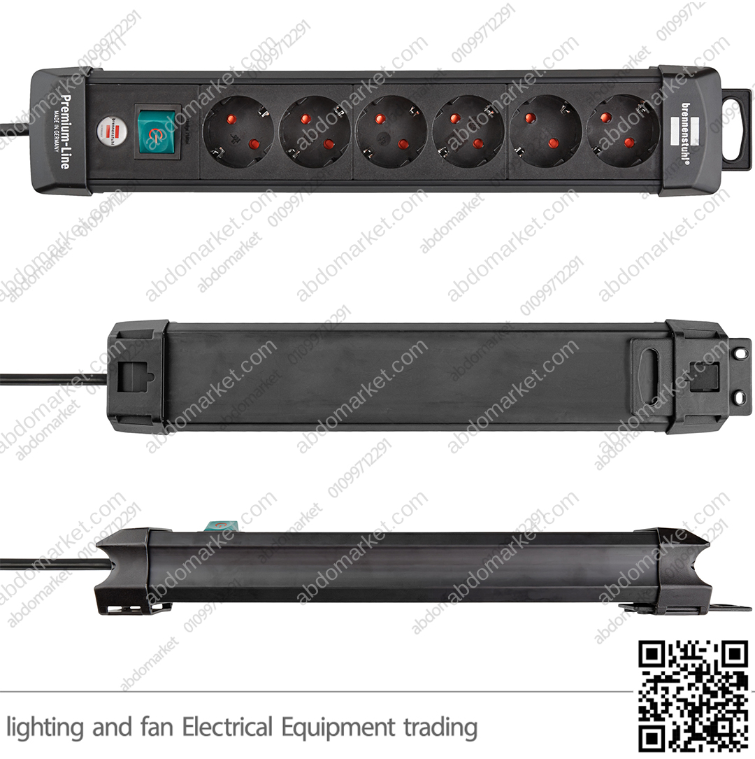 مشترك كهرباء 6 عين بلاستك بريميوم لاين ألماني مشترك كهرباء 6 عين بلاستك بريميوم لاين ألماني