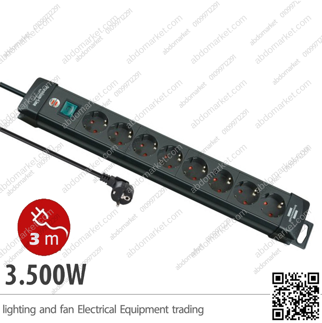 مشترك كهرباء 8 عين بلاستك بريميوم لاين ألماني مشترك كهرباء 8 عين بلاستك بريميوم لاين ألماني