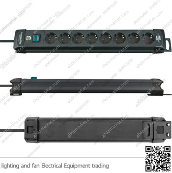 مشترك كهرباء 8 عين بلاستك بريميوم لاين ألماني