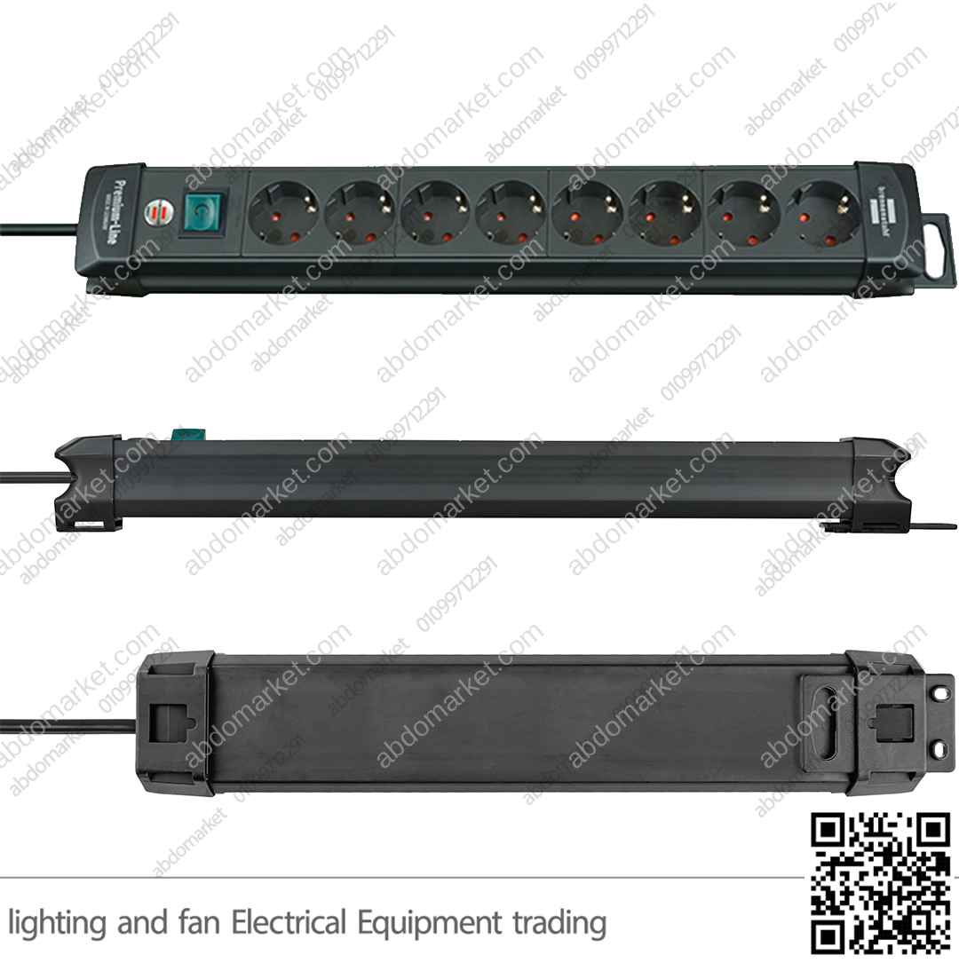 مشترك كهرباء 8 عين بلاستك بريميوم لاين ألماني مشترك كهرباء 8 عين بلاستك بريميوم لاين ألماني