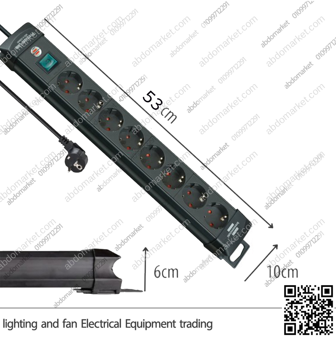 مشترك كهرباء 8 عين بلاستك بريميوم لاين ألماني مشترك كهرباء 8 عين بلاستك بريميوم لاين ألماني
