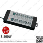 مشترك كهرباء 8 عين دبل بلاستك بريميوم لاين ألماني