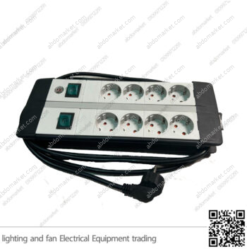 مشترك كهرباء 8 عين دبل بلاستك بريميوم لاين ألماني