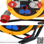 مشترك كهرباء بكرة سلك 30 متر 3 فاز صناعي بريميوم لاين ألماني