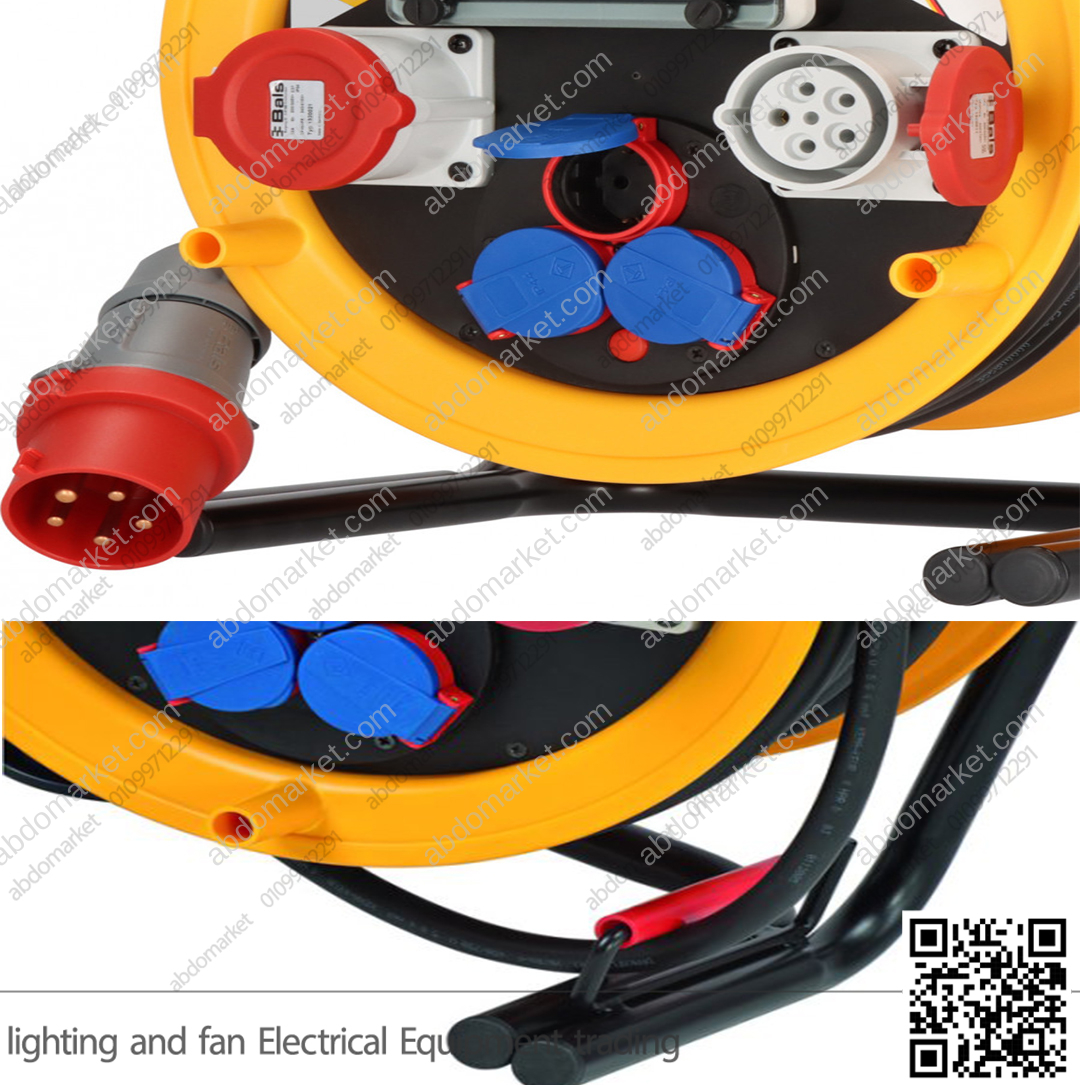 مشترك كهرباء بكرة سلك 30 متر 3 فاز صناعي بريميوم لاين ألماني مشترك كهرباء بكرة سلك 30 متر 3 فاز صناعي بريميوم لاين ألماني