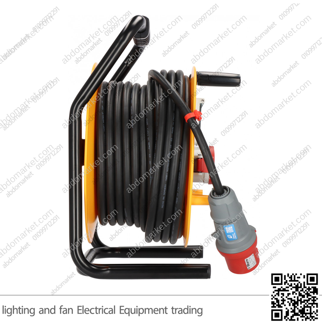 مشترك كهرباء بكرة سلك 30 متر 3 فاز صناعي بريميوم لاين ألماني مشترك كهرباء بكرة سلك 30 متر 3 فاز صناعي بريميوم لاين ألماني