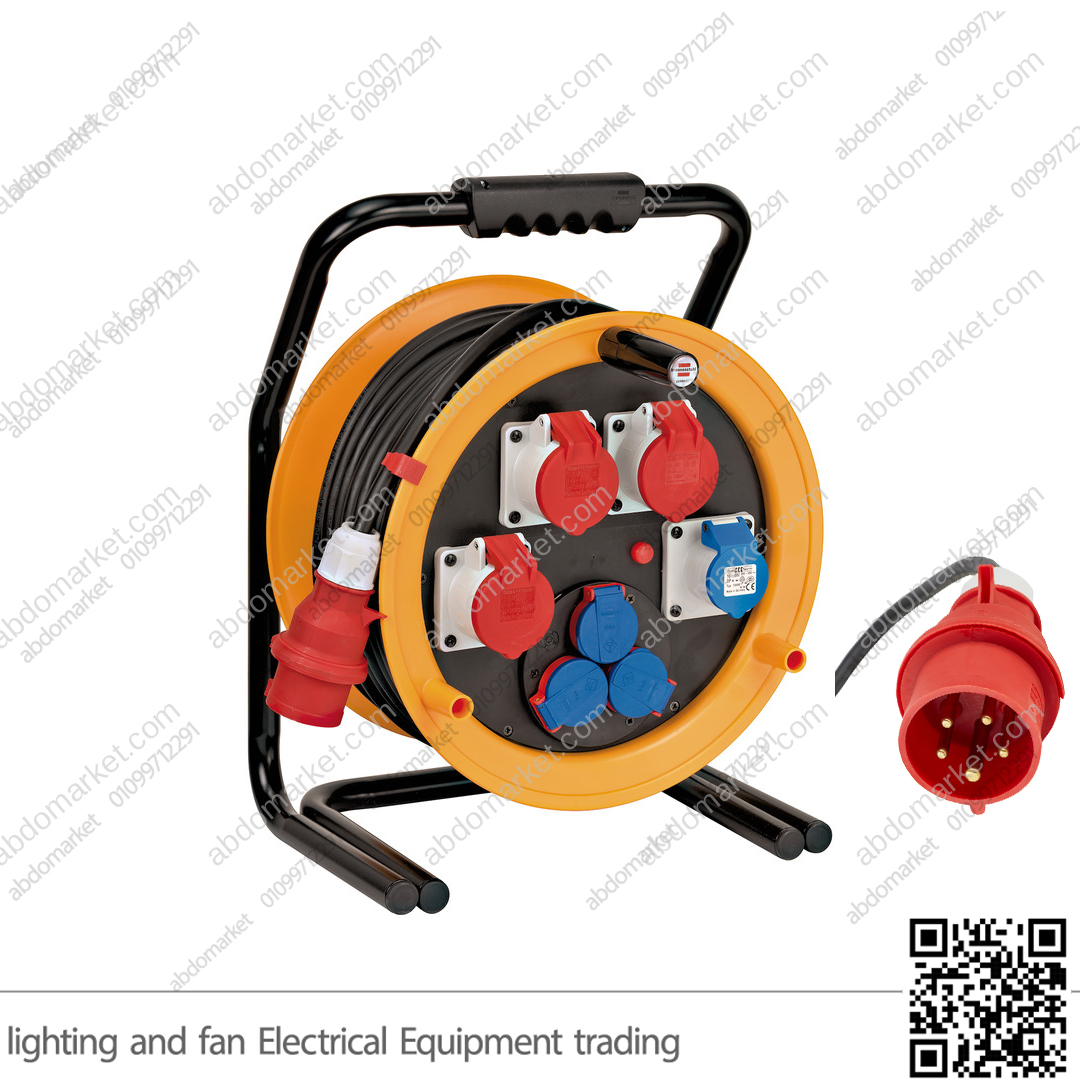 مشترك كهرباء بكرة سلك 40 متر 3 فاز صناعي بريميوم لاين ألماني مشترك كهرباء بكرة سلك 40 متر 3 فاز صناعي بريميوم لاين ألماني