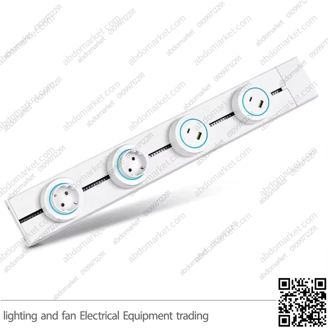 بريزة تراك سوكت ابيض مجوفة بضوء 16 أمبير ZOYA بريزة تراك سوكت ابيض مجوفة بضوء 16 أمبير ZOYA