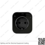 بريزة تراك سوكت اسود مجوفة مربعة 16 أمبير ZOYA PLUS