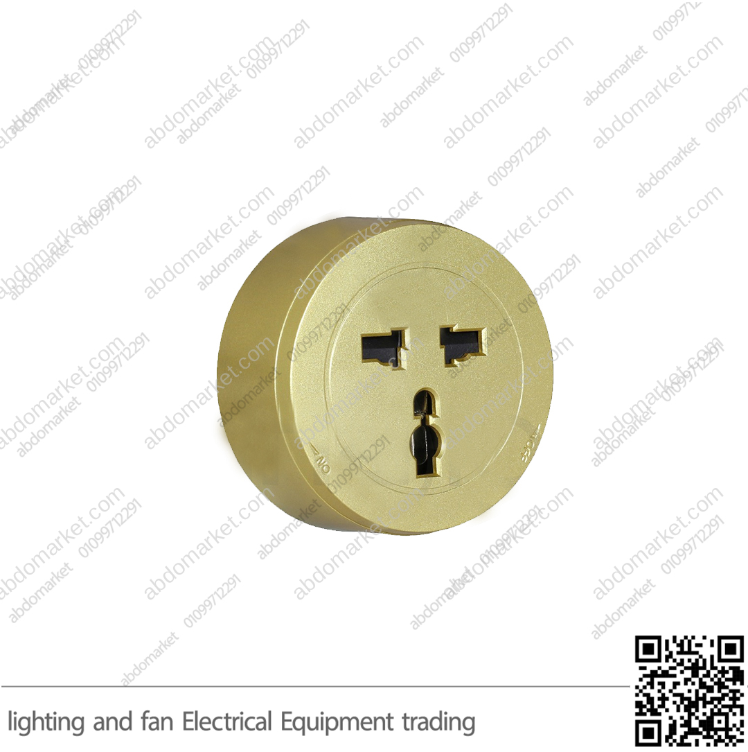 بريزة تراك سوكت ذهبي انكليزي 16 أمبير ZOYA بريزة تراك سوكت ذهبي انكليزي 16 أمبير ZOYA