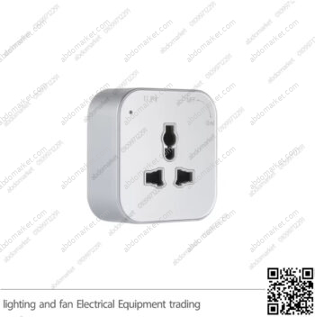 بريزة تراك سوكت فضي انكليزي مربعة 16 أمبير ZOYA PLUS