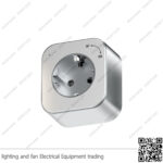 بريزة تراك سوكت فضي مجوفة مربعة 16 أمبير ZOYA PLUS