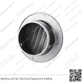 جريلة مدورة ستانلس ستيل 4 بوصة بشبكة