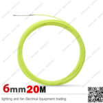 سوستة سحب بلاستك ( بولستر) 6 مل 20 متر يوناني eviK