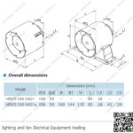 شفاط سقف مركزي 4 بوصة اوكراني VENTS VKO1 100